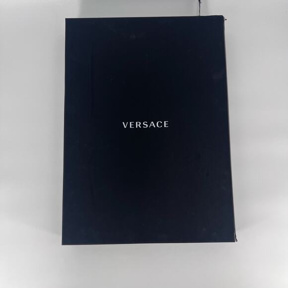 Versace Lattice High Waist Latex Leggings Sz 38/ US 2/ XS - Picture 7 of 11